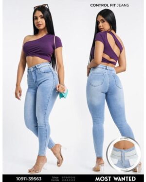 JEAN SKINNY ANKLE CON FAJA