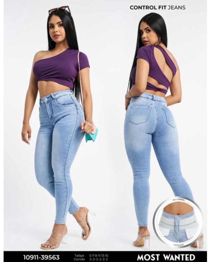 JEAN SKINNY ANKLE CON FAJA