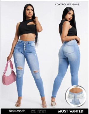 JEAN SKINNY ANKLE CON FAJA