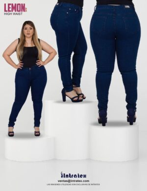 JEANS HIGTH WISE PLUS LEMON