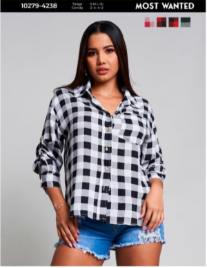 CAMISA A CUADROS MOST WANTED