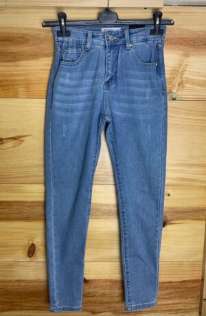 JEANS SKINNY ANKLE CON FAJA