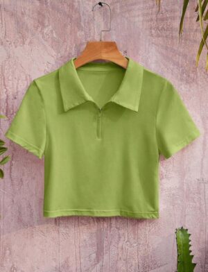 TOP CON MANGAS Y CUELLO SHEIN