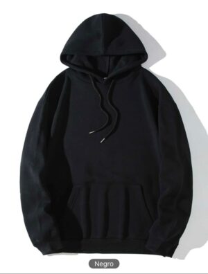 SUETER NEGRO TWIST SIN CORDON