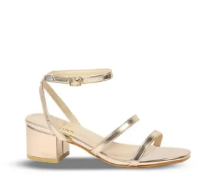 TACON BAJO TWINS ORO ROSA