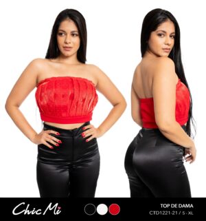TOP CON BRILLO CHIC MI