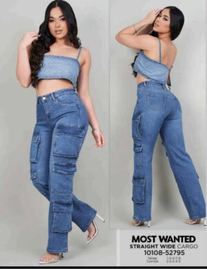JEANS STRAIGHT CARGO MOST WANTED