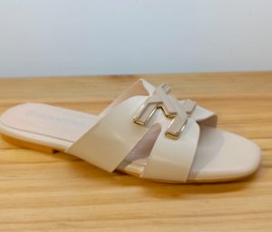 SANDALIAS FLATS MOKACCINO BEIGE