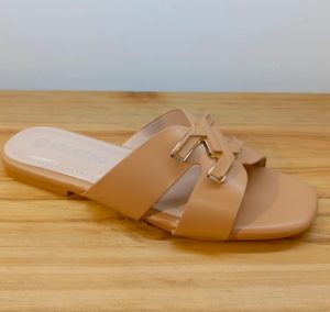 SANDALIAS FLATS MOKACCINO CAMEL