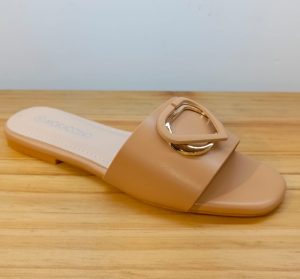 SANDALIAS FLATS MOKACCINO CAMEL
