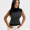 BLUSA THE WORK SHOP NEGRA