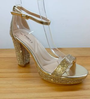 SANDALIA DAIA GOLD I HEART