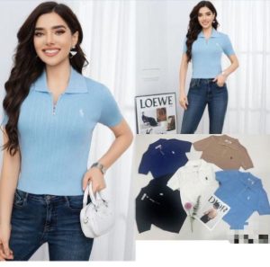 BLUSA TEJIDA CON CIERRE PRINCESA