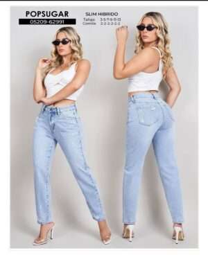 JEANS STRAIGHT SLIM POPSUGAR