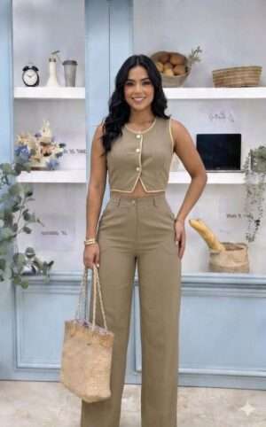 CONJUNTO CHALECO Y PANTALON FOLLOWME