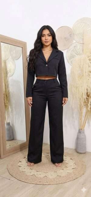 CONJUNTO BLAZER Y PANTALON BONITA