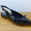 FLATS PUCCINI NEGRO CHAROL CON LAZO