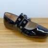 GLAM GRAN TURISMO NEGRO PATENTE  DOBLE CORREA