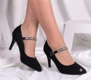 TACON ALERIANA STILETOS NEGRO I HEART